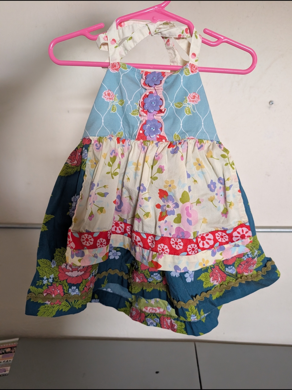 Matilda Jane Good Luck Heart Lark Lakes Ellie Apron Halter Top